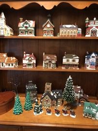 Large selection of Dept 56 houses