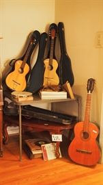 Musical Instruments inc. Guitars, Ukuleles, Trombones and more