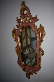Carved Designer's mirror