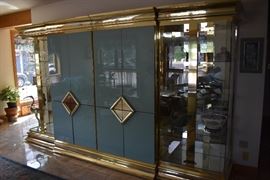Designer's Four Section display cabinet