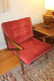 Vintage Danish Modern Selig Z chair, made in Denmark