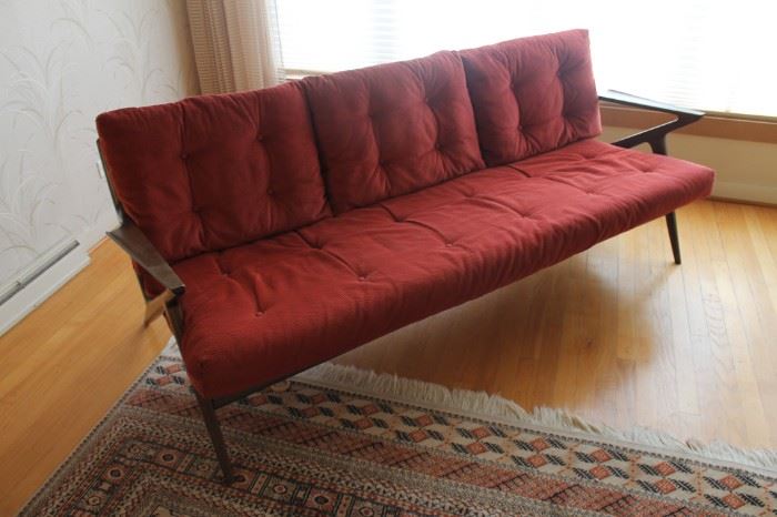 Vintage Danish Modern Selig Z sofa, made in Denmark