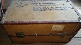 Vintage Hartmann steamer trunk