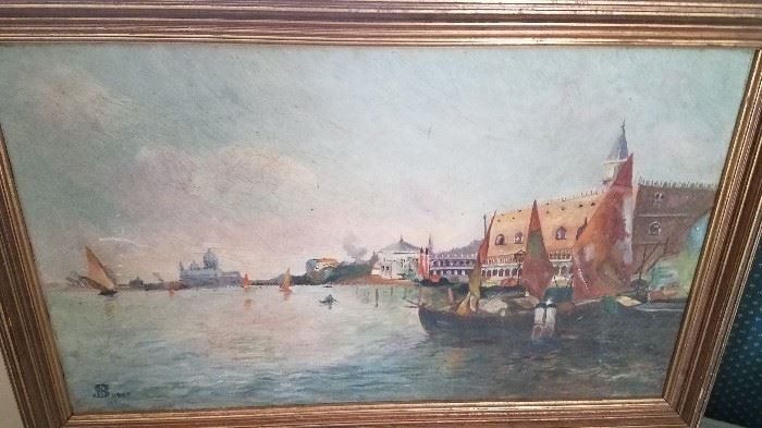 Large selection of artwork!! Prints, oils, pictures and posters. 1931 Buser oil