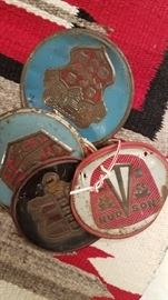 1950's Wheaties car badge emblems