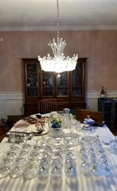 Gorgeous Schonbek Crystal Chandelier with Extra Crystals