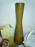 WEST GERMANY POTTERY TALL VASE