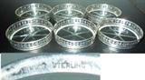 BIRKS STERLING COASTER SET/6