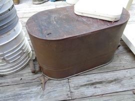 copper wash tub