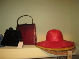 New with tags hats and purses