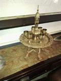Brass Turkish Coffee Set