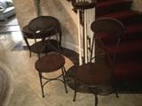 Heavy Wire Metal Cafe Chairs and Table