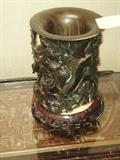 Carved Dragon Vase