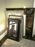 Various Framed Posters and Prints
