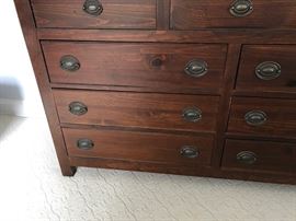 Solid wood dresser, part of bedroom set