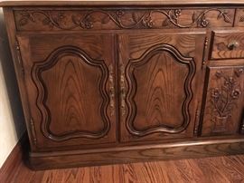 Baker Furniture hand carved buffet
