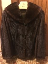 Mink coat custom made by Paul Ludwig Reinhardt Furs out of Burlington, Wisconsin 