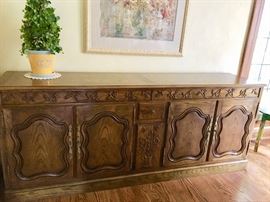 Baker Furniture hand carved buffet