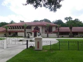 Entrance to the estate.... The home is for sale as well