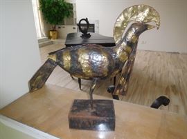 One of many sculptures in the estate