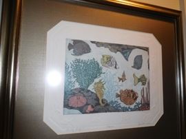 Artist signed "Shelf Life" by Judith Hall.