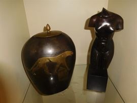Bronze sculptures