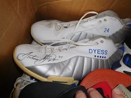 Antonio McDyess basketball shoes... a gift to Hot Rod