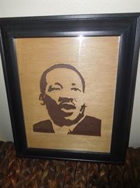 Carved wood MLK