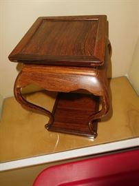 Hand crafted rosewood stand