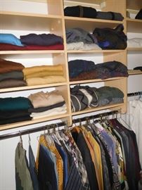 Designer sweaters & shirts