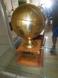 One of many of Hot Rod's basketball awards