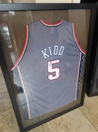 Jason Kidd autographed game jersey