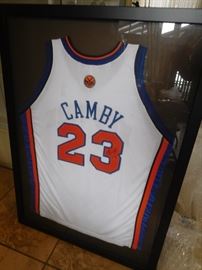 Marcus Camby autographed game jersey