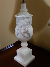Second Carrara Marble Lamp