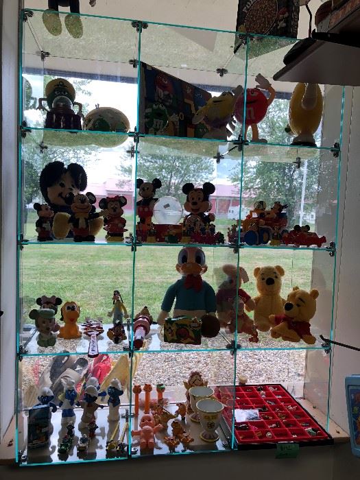 mickey mouse and friends, pooh bear and tigger, smurfs, Garfield and more