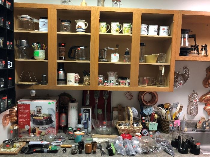 kitchen items, silverware, mugs and more