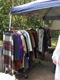 Vintage coats/ various styles, some with fur collars