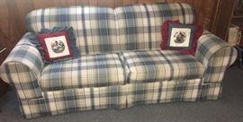 Plaid couch