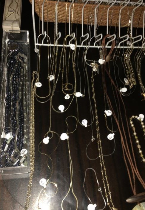 Gold, Silver Necklaces, we have many...