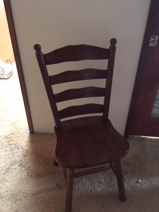 one of a pair of vintage chairs