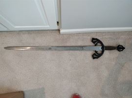 Sword made in Toledo, Spain