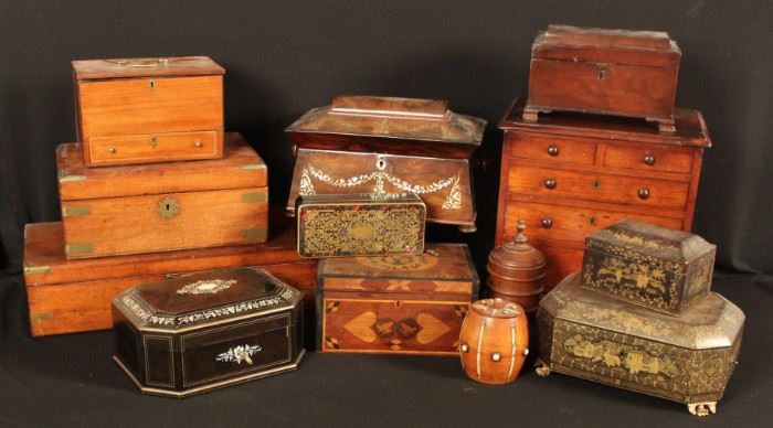 Antique Boxes & Tea Caddies 