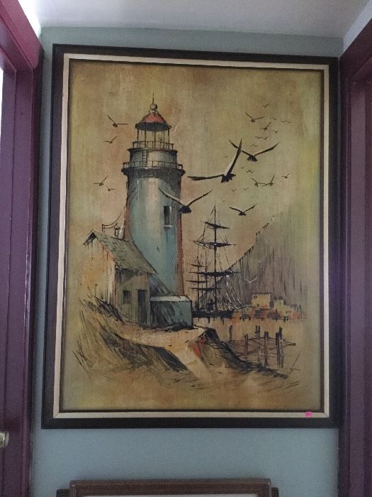 Painting of lighthouse 