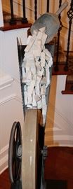Shirley Klinghoffer "Recycle-Grinder" Marble Sculpture