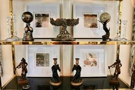 Decorative Candle Sticks, Bookends, Spheres