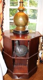 Revolving Mahogany Bookcase