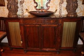 Italian Flame Finial Candle Sticks