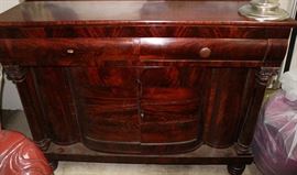 Mahogany Empire Sideboard