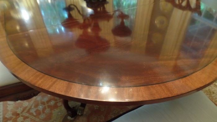  Round Baker table with two 18" leaves $800 