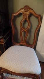 set 8 Walnut carved dinning room chairs set $1,200